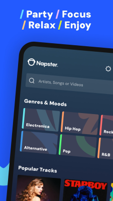 Screenshot of the application Napster - #8