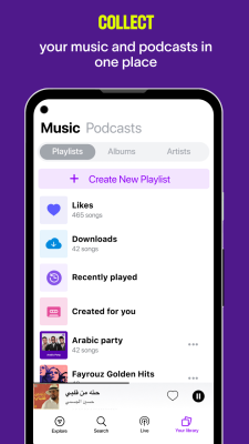 Screenshot of the application Anghami - #6