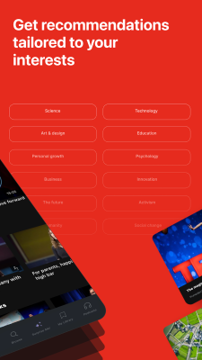 Screenshot of the application TED - #2