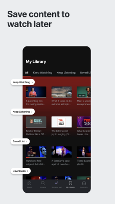 Screenshot of the application TED - #5