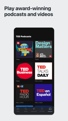Screenshot of the application TED - #7