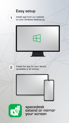 Screenshot of the application spacedesk - #3