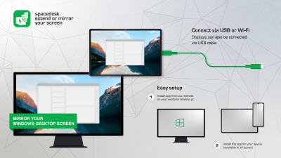 Screenshot of the application spacedesk - #6