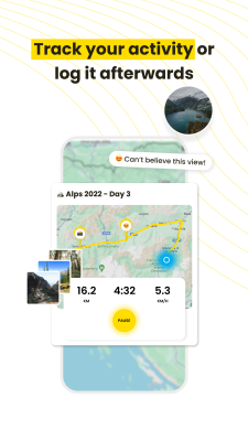 Screenshot of the application Relive - #3
