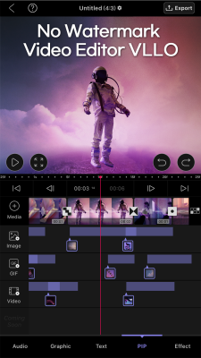 Screenshot of the application VLLO - #1
