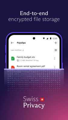 Screenshot of the application Proton Drive - #7