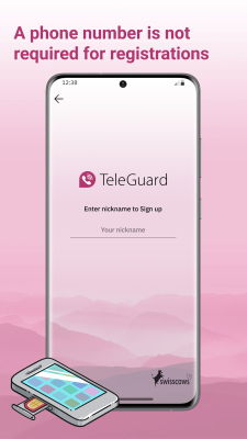 Screenshot of the application TeleGuard - #1