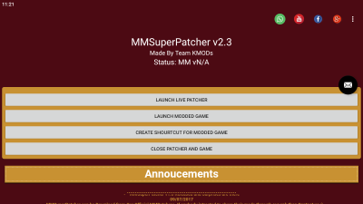 Screenshot of the application MM Super Patcher - #5