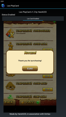 Screenshot of the application Leo PlayCard - #3