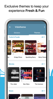 Screenshot of the application Vidogram Lite - #3