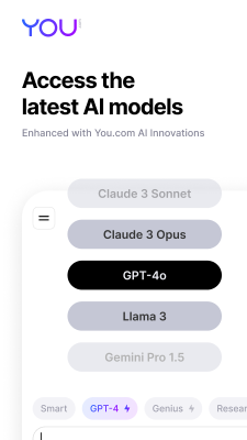Screenshot of the application You.com - #1