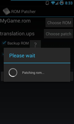 Screenshot of the application ROM Patcher - #2