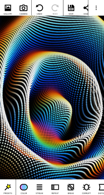 Screenshot of the application Glitch Lab - #2