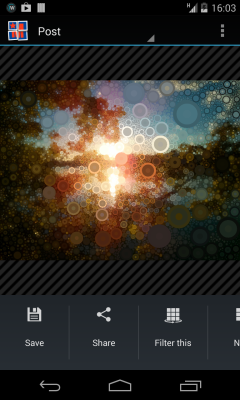 Screenshot of the application Mosaic Art Lab - #1