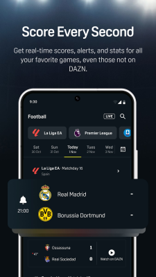Screenshot of the application DAZN - #6