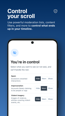 Screenshot of the application Bluesky - #4
