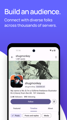 Screenshot of the application Mastodon - #3