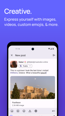 Screenshot of the application Mastodon - #4