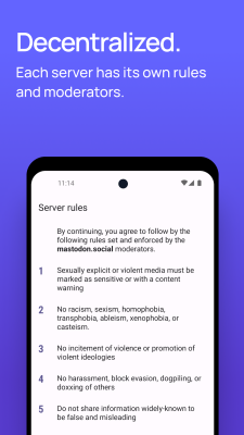 Screenshot of the application Mastodon - #5