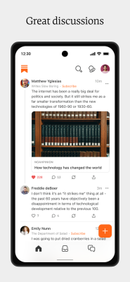 Screenshot of the application Substack - #2