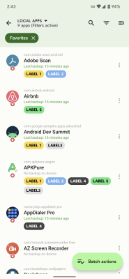 Screenshot of the application Swift Backup - #2