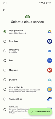 Screenshot of the application Swift Backup - #7