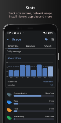 Screenshot of the application AppDash: App Manager & Backup - #4