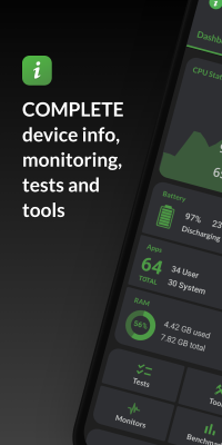 Screenshot of the application DevCheck Device & System Info - #1