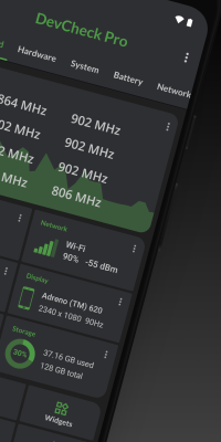 Screenshot of the application DevCheck Device & System Info - #2