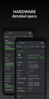 Screenshot of the application DevCheck Device & System Info - #3