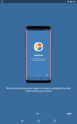 Screenshot of the application EdgeBlock - #4