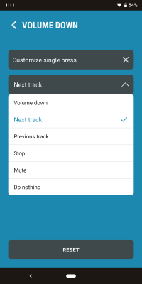 Screenshot of the application Next Track - #2