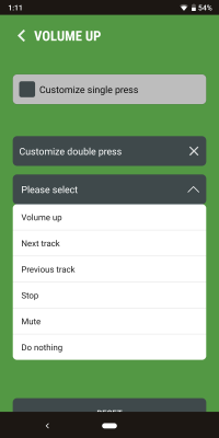 Screenshot of the application Next Track - #4