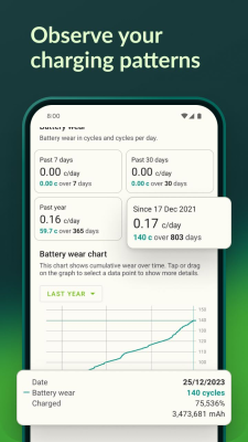 Screenshot of the application Accu​Battery - #4