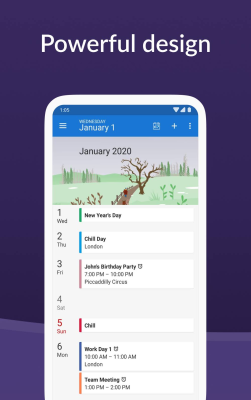 Screenshot of the application DigiCal Calendar Agenda - #2
