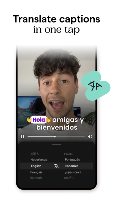 Screenshot of the application Mojo: Reels and Video Captions - #3