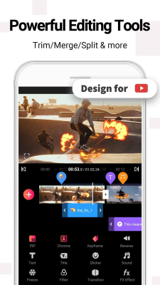 Screenshot of the application Vlog Star - #1