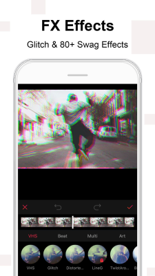 Screenshot of the application Vlog Star - #5