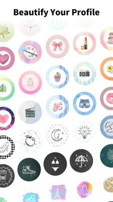 Screenshot of the application Highlight Cover Maker - #1