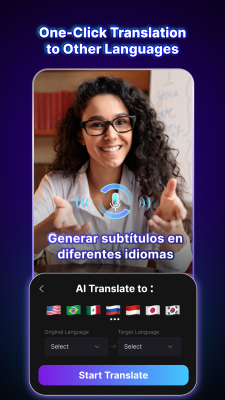Screenshot of the application Blink Captions by Vozo AI - #3