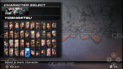 Screenshot of the application Tekken 6 - #2