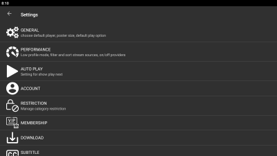 Screenshot of the application Cinema HD MOD - #4