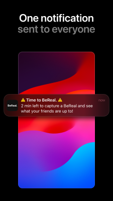 Screenshot of the application BeReal - #1