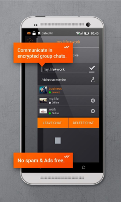 Screenshot of the application SafeUM - #6