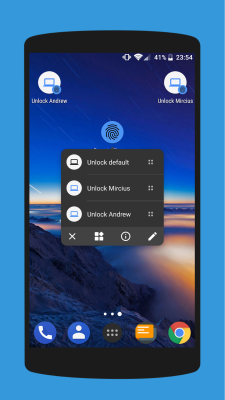 Screenshot of the application Remote Fingerprint Unlock - #4