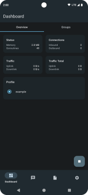 Screenshot of the application sing-box - #1
