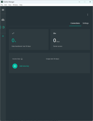 Screenshot of the application Outline Manager - #1