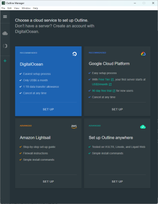 Screenshot of the application Outline Manager - #4