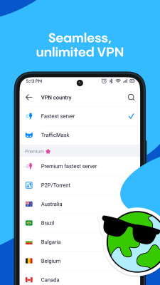 Screenshot of the application Aloha Private Browser - VPN - #2