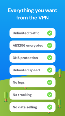 Screenshot of the application Aloha VPN - #4
